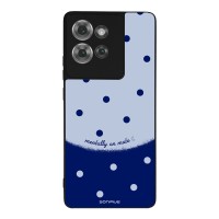 Θήκη Sonique Delulu Polka Era Series για Motorola Edge 50 5G Blue Mentally