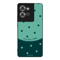 Θήκη Sonique Delulu Polka Era Series για Motorola Edge 50 5G Green Flags
