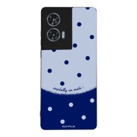 Θήκη Sonique Delulu Polka Era Series για Motorola Edge 50 Fusion 5G Blue Mentally