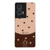 Θήκη Sonique Delulu Polka Era Series για Motorola Edge 50 Fusion 5G Coffee First