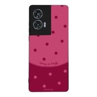 Θήκη Sonique Delulu Polka Era Series για Motorola Edge 50 Fusion 5G Top Cherry