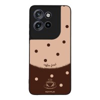 Θήκη Sonique Delulu Polka Era Series για Motorola Edge 50 Neo 5G / Edge 60 Neo 5G Coffee First