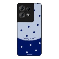 Θήκη Sonique Delulu Polka Era Series για Motorola Edge 50 Pro 5G Blue Mentally
