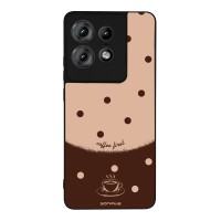 Θήκη Sonique Delulu Polka Era Series για Motorola Edge 50 Pro 5G Coffee First