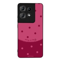 Θήκη Sonique Delulu Polka Era Series για Motorola Edge 50 Pro 5G Top Cherry