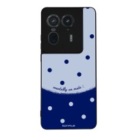 Θήκη Sonique Delulu Polka Era Series για Motorola Edge 50 Ultra Blue Mentally