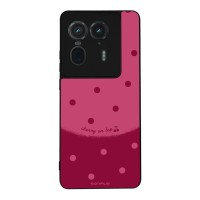 Θήκη Sonique Delulu Polka Era Series για Motorola Edge 50 Ultra Top Cherry