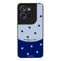Θήκη Sonique Delulu Polka Era Series για Motorola Edge 60 Neo 5G Blue Mentally