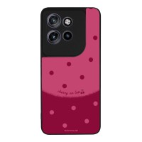 Θήκη Sonique Delulu Polka Era Series για Motorola Edge 60 Neo 5G Top Cherry
