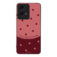 Θήκη Sonique Delulu Polka Era Series για Motorola Moto G04 4G / Moto G04s 4G / Moto G24 4G / Moto G24 4G Power / Moto E14 4G Blame Cherries