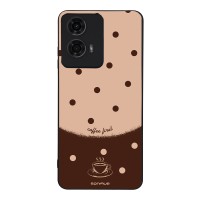 Θήκη Sonique Delulu Polka Era Series για Motorola Moto G04 4G / Moto G04s 4G / Moto G24 4G / Moto G24 4G Power / Moto E14 4G Coffee First
