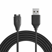 Καλώδιο Φόρτισης USB για Garmin Fenix / Venu / forerunner / vivomove / instinct / Move / Active / EPIX 1 μέτρο Μαύρο