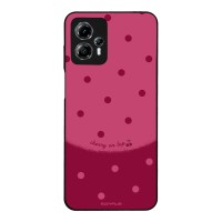 Θήκη Sonique Delulu Polka Era Series για Motorola Moto G13 4G / Moto G23 4G Top Cherry
