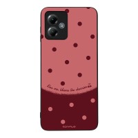Θήκη Sonique Delulu Polka Era Series για Motorola Moto G14 4G Blame Cherries