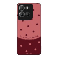 Θήκη Sonique Delulu Polka Era Series για Motorola Moto G15 4G / Moto G15 Power Blame Cherries