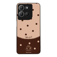 Θήκη Sonique Delulu Polka Era Series για Motorola Moto G15 4G / Moto G15 Power Coffee First