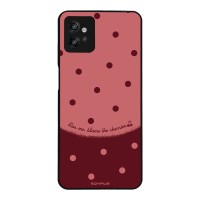 Θήκη Sonique Delulu Polka Era Series για Motorola Moto G32 Blame Cherries