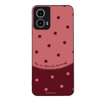 Θήκη Sonique Delulu Polka Era Series για Motorola Moto G34 5G Blame Cherries