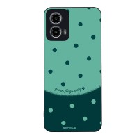 Θήκη Sonique Delulu Polka Era Series για Motorola Moto G34 5G Green Flags