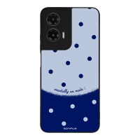 Θήκη Sonique Delulu Polka Era Series για Motorola Moto G35 5G Blue Mentally