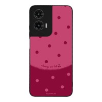 Θήκη Sonique Delulu Polka Era Series για Motorola Moto G35 5G Top Cherry