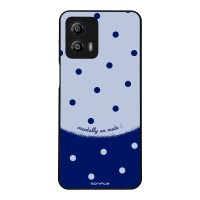 Θήκη Sonique Delulu Polka Era Series για Motorola Moto G53 5G Blue Mentally