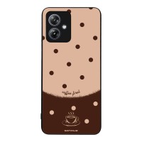 Θήκη Sonique Delulu Polka Era Series για Motorola Moto G54 5G / Moto G54 5G Power Coffee First
