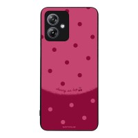 Θήκη Sonique Delulu Polka Era Series για Motorola Moto G54 5G / Moto G54 5G Power Top Cherry