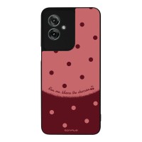 Θήκη Sonique Delulu Polka Era Series για Motorola Moto G55 5G Blame Cherries