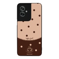 Θήκη Sonique Delulu Polka Era Series για Motorola Moto G55 5G Coffee First