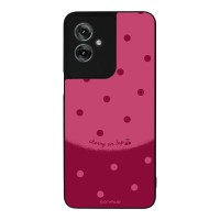 Θήκη Sonique Delulu Polka Era Series για Motorola Moto G55 5G Top Cherry