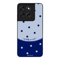 Θήκη Sonique Delulu Polka Era Series για Motorola Moto G56 5G Blue Mentally