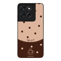 Θήκη Sonique Delulu Polka Era Series για Motorola Moto G56 5G Coffee First