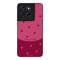 Θήκη Sonique Delulu Polka Era Series για Motorola Moto G56 5G Top Cherry