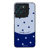 Θήκη Sonique Delulu Polka Era Series για Motorola Moto G57 Power 5G / Moto G67 Power 5G Blue Mentally