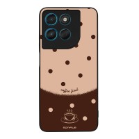 Θήκη Sonique Delulu Polka Era Series για Motorola Moto G57 Power 5G / Moto G67 Power 5G Coffee First