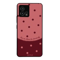 Θήκη Sonique Delulu Polka Era Series για Motorola Moto G72 Blame Cherries