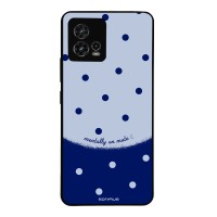 Θήκη Sonique Delulu Polka Era Series για Motorola Moto G72 Blue Mentally