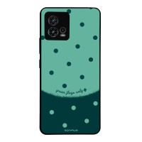 Θήκη Sonique Delulu Polka Era Series για Motorola Moto G72 Green Flags