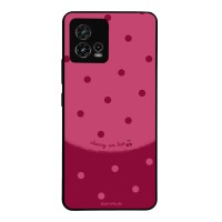 Θήκη Sonique Delulu Polka Era Series για Motorola Moto G72 Top Cherry