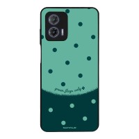 Θήκη Sonique Delulu Polka Era Series για Motorola Moto G73 5G Green Flags