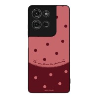 Θήκη Sonique Delulu Polka Era Series για Motorola Moto G75 5G Blame Cherries