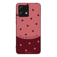 Θήκη Sonique Delulu Polka Era Series για Motorola Moto G84 5G Blame Cherries