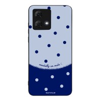 Θήκη Sonique Delulu Polka Era Series για Motorola Moto G84 5G Blue Mentally