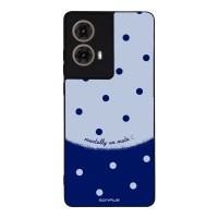 Θήκη Sonique Delulu Polka Era Series για Motorola Moto G85 5G Blue Mentally