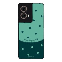 Θήκη Sonique Delulu Polka Era Series για Motorola Moto G85 5G Green Flags