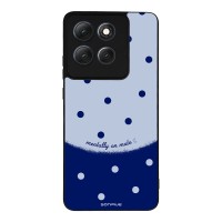 Θήκη Sonique Delulu Polka Era Series για Motorola Moto G86 5G / Moto G86 5G Power Blue Mentally