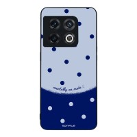 Θήκη Sonique Delulu Polka Era Series για OnePlus 10 Pro 5G Blue Mentally