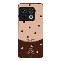 Θήκη Sonique Delulu Polka Era Series για OnePlus 10 Pro 5G Coffee First