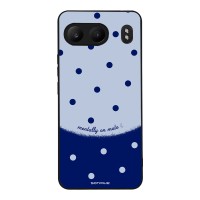 Θήκη Sonique Delulu Polka Era Series για OnePlus Nord 4 5G Blue Mentally